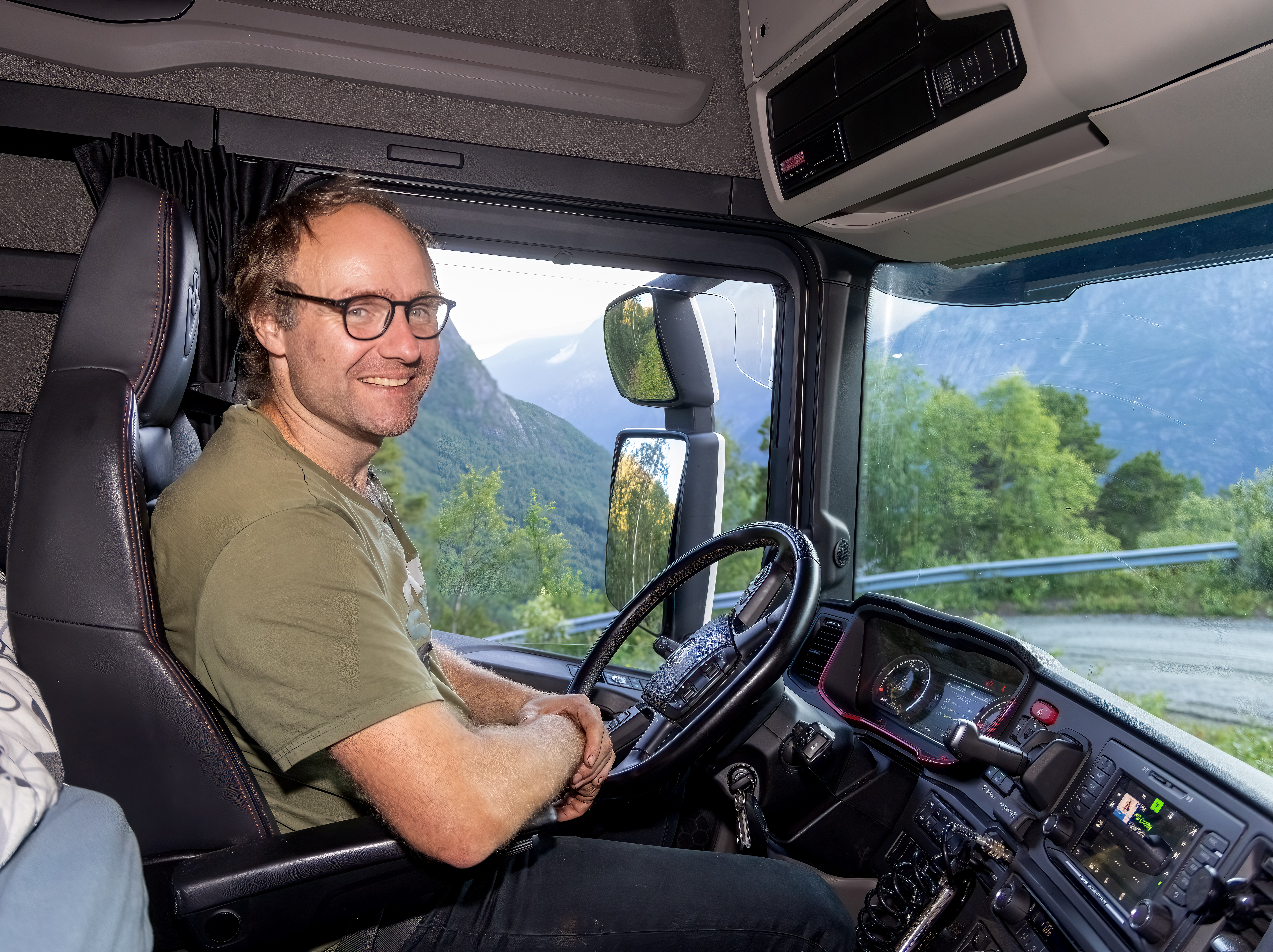 Steffen Hagenes har lang fartstid som sjåfør.