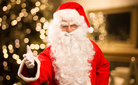 Indoor portrait of Santa Claus