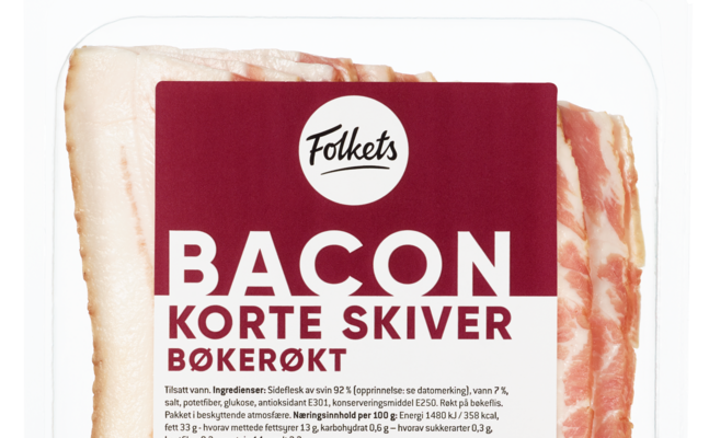 Folkets bacon 250g
